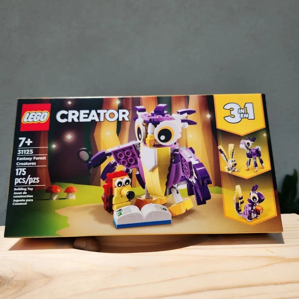 NEW LEGO 31125 Creator 3 in 1 OWL SQUIRREL RABBIT Fantasy Forest Creatures Woodl - Picture 7 of 13